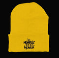 Yellow "In Heaven" beanie