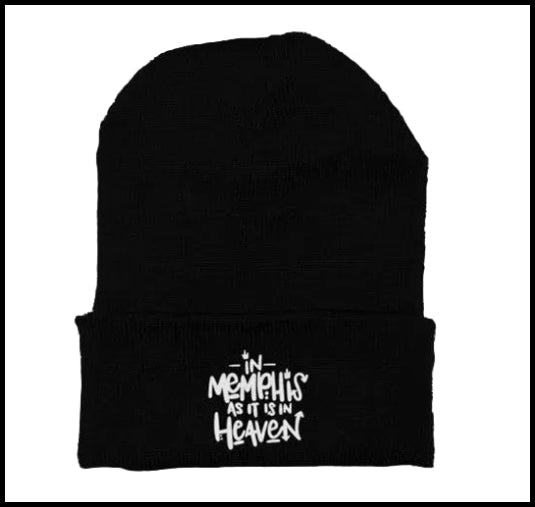 Black "In Heaven" beanie