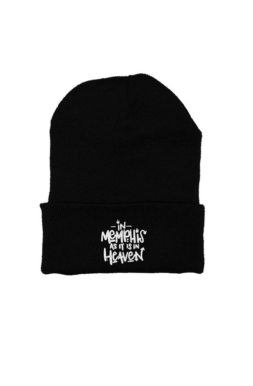 Black "In Heaven" beanie