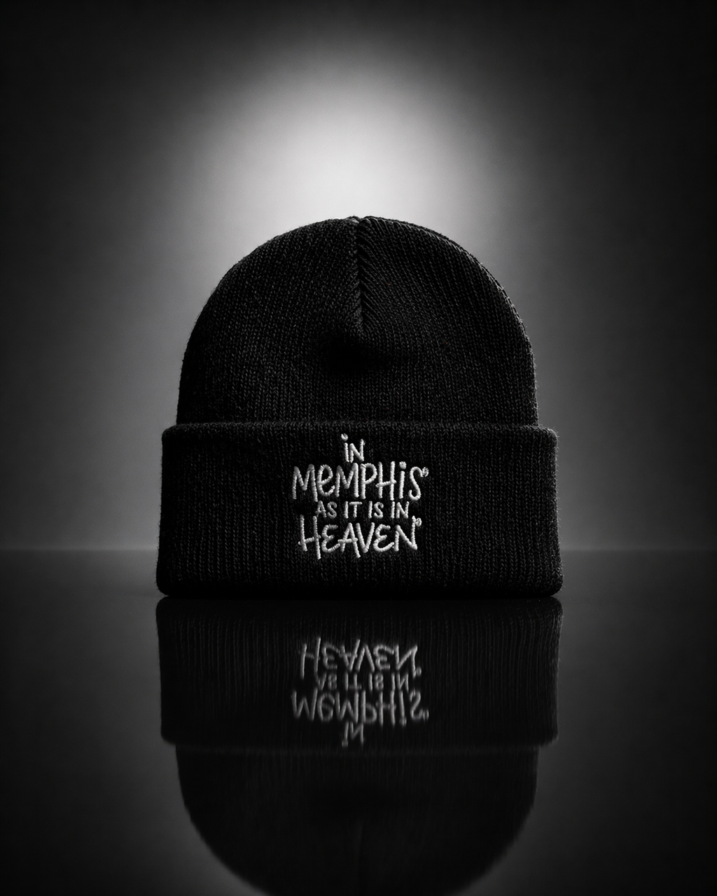 Black "In Heaven" beanie