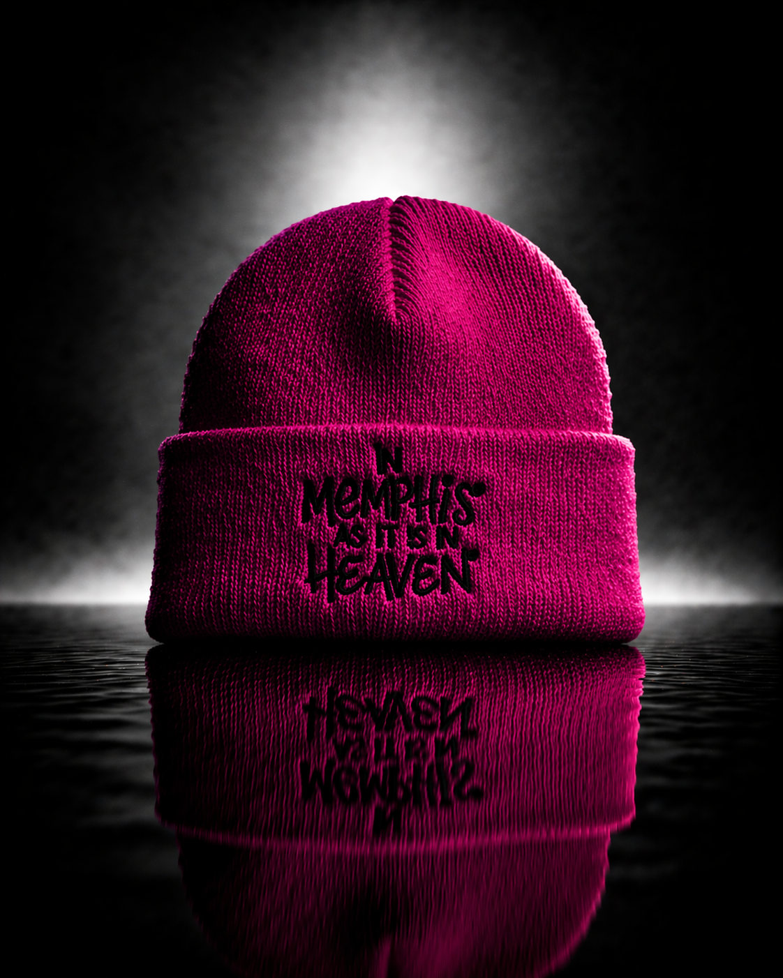 Fuchsia "In Heaven" Beanie